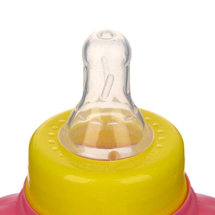 Бутылочка для кормления «Маленькая леди» детская приталенная, с ручками, 250 мл, от 0 мес., цвет розовый - фото 1898149780