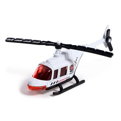 Набор металлический «Пожарные», 8 машинок, 2 вертолёта