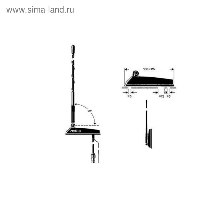 Антенна автомобильная BLAUPUNKT TV-FLEX A-TT 01-M - Фото 1