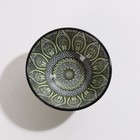 Миска керамическая Доляна «Мирсоле», 150 мл, d=9,5 см, цвет зелёный - фото 4252547