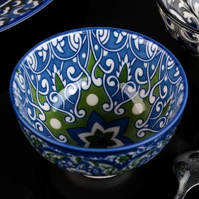 Миска Доляна «Джавлон», 150 мл, цвет сине-зелёный 3324298