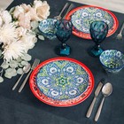 Миска Доляна «Джавлон», 150 мл, цвет сине-зелёный 3324298