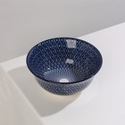 Салатник керамический Доляна «Бодом», 340 мл, d=12 см, цвет синий - Фото 2