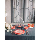 Салатник керамический Доляна «Джавлон», 350 мл, d=12 см, цвет красный - Фото 4