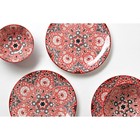 Салатник керамический Доляна «Джавлон», 350 мл, d=12 см, цвет красный - Фото 5