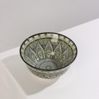 Салатник керамический Доляна «Мирсоле», 350 мл, d=12,5 см, цвет зелёный - Фото 2