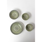 Салатник керамический Доляна «Мирсоле», 350 мл, d=12,5 см, цвет зелёный - Фото 9