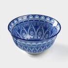 Салатник Доляна «Мавлон», 350 мл, d=12.5 см, керамика, синий - Фото 3