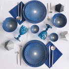 Салатник керамический Доляна «Бодом»,600 мл, d=14,5 см, цвет синий - фото 4252589