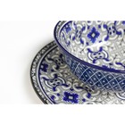 Тарелка керамическая Доляна «Дайра», d=22 см, цвет синий - фото 4252676