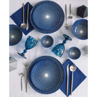Тарелка керамическая Доляна «Бодом», d=26,7 см, цвет синий - фото 4252718