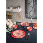 Тарелка керамическая Доляна «Джавлон», d=26,7 см, цвет красный - Фото 8