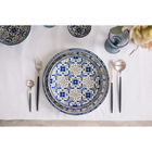 Тарелка Доляна «Дайра», d=26.7 см, керамика, синяя - Фото 7