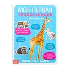 Наклейки «Моя первая энциклопедия. Животные мира», формат А4, 8 стр. + плакат - Фото 1
