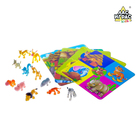 Настольная развивающая игра «Привет из джунглей», животные пластик - Фото 4