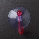 Крючки на вакуумной присоске Доляна «Цветной крючок», 5 шт, цвет МИКС - Фото 7