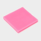 Молд силиконовый «Новогодние элементы», 7,5×7.5 см, цвет розовый - Фото 4