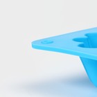 Форма для выпечки Доляна «Сладости. Круг риб», силикон, 25.5×17.5×3 см, 6 ячеек (d=7 см), синяя - Фото 6