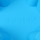 Форма для выпечки Доляна «Сладости. Круг риб», силикон, 25,5×17,5×3 см, 6 ячеек (d=7 см), цвет синий - фото 4252776