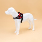 Шлейка К9, размер M, ОГ 55-65 см, вес 11-20 кг, мягкая, светоотражающая, красная - Фото 2