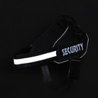 Шлейка К9 мягкая светоотражающая, размер M, ОГ 55-65 см, вес 11-20 кг, чёрная - Фото 2