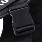 Шлейка К9 мягкая светоотражающая, размер M, ОГ 55-65 см, вес 11-20 кг, чёрная - Фото 5