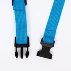 Намордник сетчатый с двойной фиксацией, размер M (длина по носу 10 см, обхват морды 20 см), голубой - Фото 5