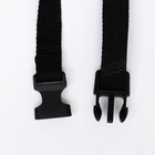 Намордник сетчатый с двойной фиксацией, размер M (длина по носу 10 см, обхват морды 20 см), чёрный - Фото 5