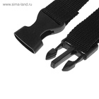 Намордник сетчатый с двойной фиксацией, размер M (длина по носу 10 см, обхват морды 20 см), чёрный - Фото 6