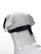 Намордник сетчатый, размер L, длина по носу 6 см, обхват морды 25 см, с двойной фиксацией, чёрный - Фото 11