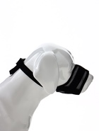 Намордник сетчатый, размер L, длина по носу 6 см, обхват морды 25 см, с двойной фиксацией, чёрный - Фото 10