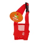 Намордник сетчатый с двойной фиксацией, размер S, красный - Фото 6