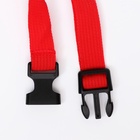 Намордник сетчатый с двойной фиксацией, размер M (длина по носу 10 см, обхват морды 20 см), красный - Фото 5