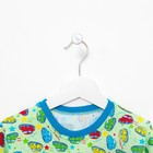 Пижама для мальчика "Машины и Звёзды", цвет зелёный МИКС, рост 104 см - Фото 3