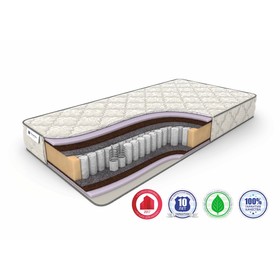 Матрас Eco Foam Hard TFK, размер 140 х 200 см, высота 21 см, жаккард