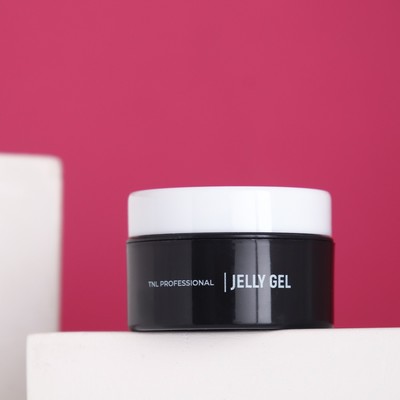 Гель-желе TNL камуфлирующий, для наращивания, белый, 18 мл