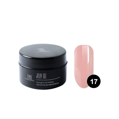 Гель-желе TNL камуфлирующий, для наращивания, темно-карамельный, 18 мл