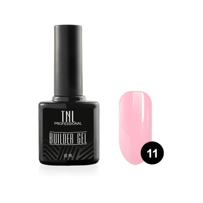Гель моделирующий TNL Builder Gel №11, камуфлирующий, светло-розовый, 10 мл