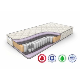 Матрас Eco Foam TFK, размер 80 х 200 см, высота 19 см, жаккард