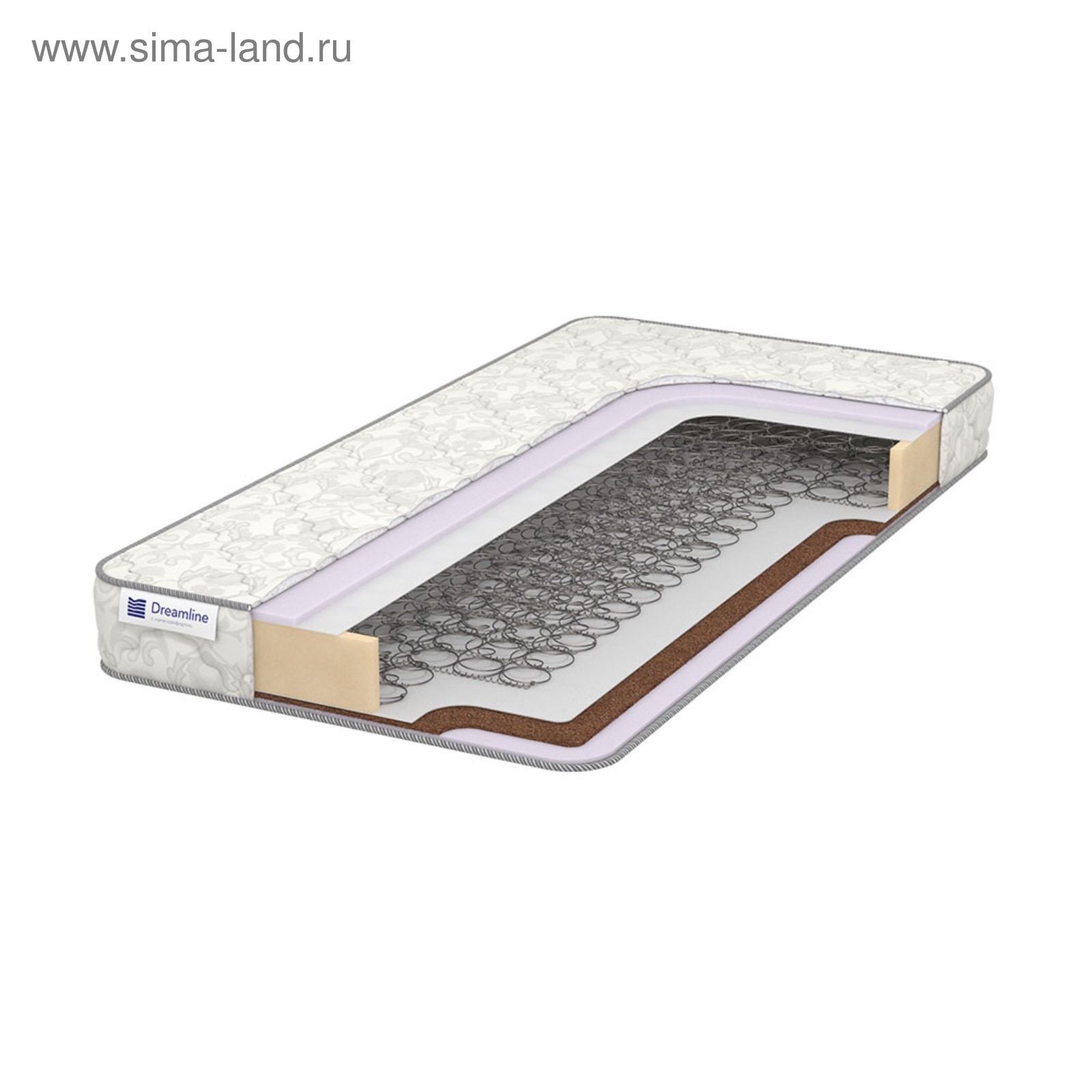 Матрас Easy Norma BS-120, размер 180 х 200 см, высота 20 см, трикот ...