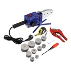 Аппарат для сварки пластиковых труб ТУНДРА, 1000/2000 Вт, комплект насадок 20-50 мм, 50-300° - Фото 1