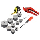 Аппарат для сварки пластиковых труб ТУНДРА, 1000/2000 Вт, комплект насадок 20-50 мм, 50-300° - Фото 2