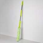 Швабра с отжимом Доляна, насадка из микрофибры, стальная ручка 130 см, цвет МИКС - Фото 2