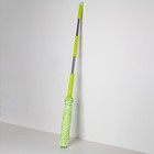 Швабра с отжимом Доляна, насадка из микрофибры, стальная ручка 130 см, цвет МИКС - Фото 2