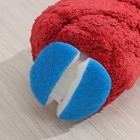 Швабра с отжимом Доляна, насадка из микрофибры, стальная ручка 130 см, цвет голубой - Фото 3