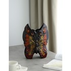Ваза керамическая "Бабочка", настольная, чёрная, 30 см - Фото 2