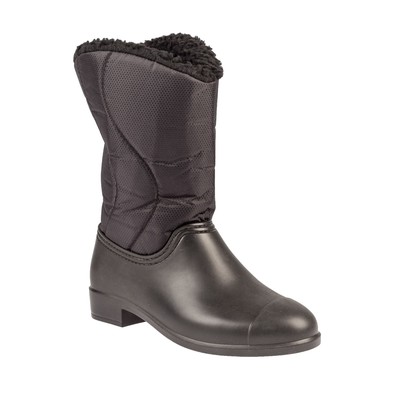 Сноубутсы женские, цвет чёрный размер 37-38