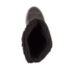 Сноубутсы женские, цвет чёрный размер 37-38 - Фото 4