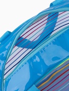 Косметичка-сумка на молнии в сетку, большая, с ручками, в полоску, МИКС - Фото 2