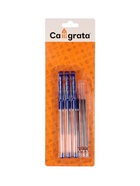 Набор гелевых ручек Calligrata, 3 штуки, синий стержень, узел 0.5 мм, 3 сменных стержня - Фото 3